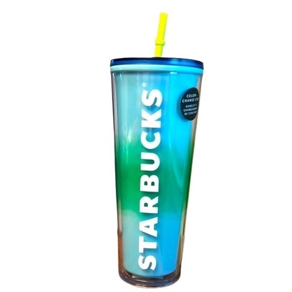 Starbucks Other - Starbucks Citrus Color Changing Tumbler Venti 24oz NEW!
